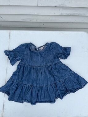 Denim Tiered Shirt